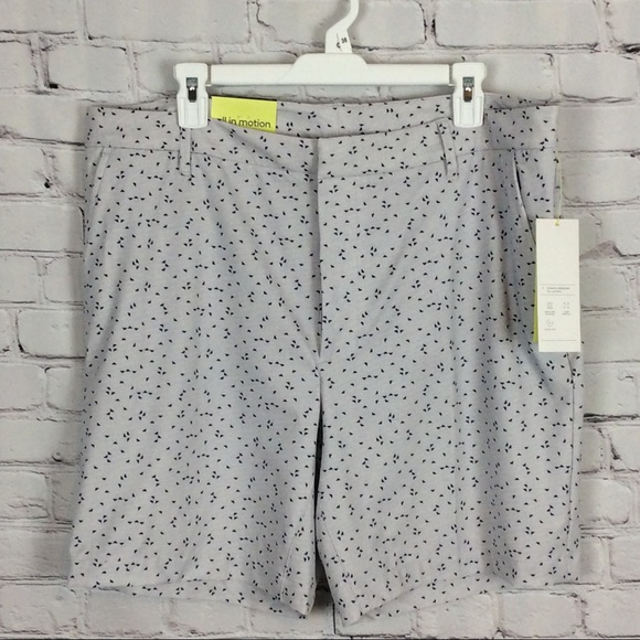 “All in Motion” Men’s Golf Shorts Silver/Black - Picture 4 of 13